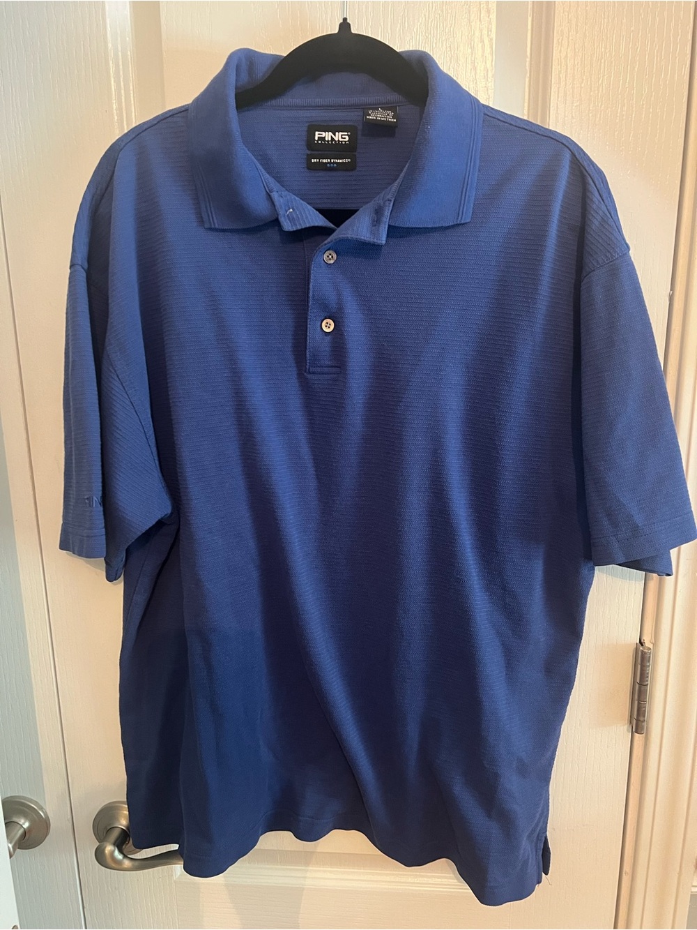 PING Collection Men's Royal Blue Dry Fiber Performance Polo